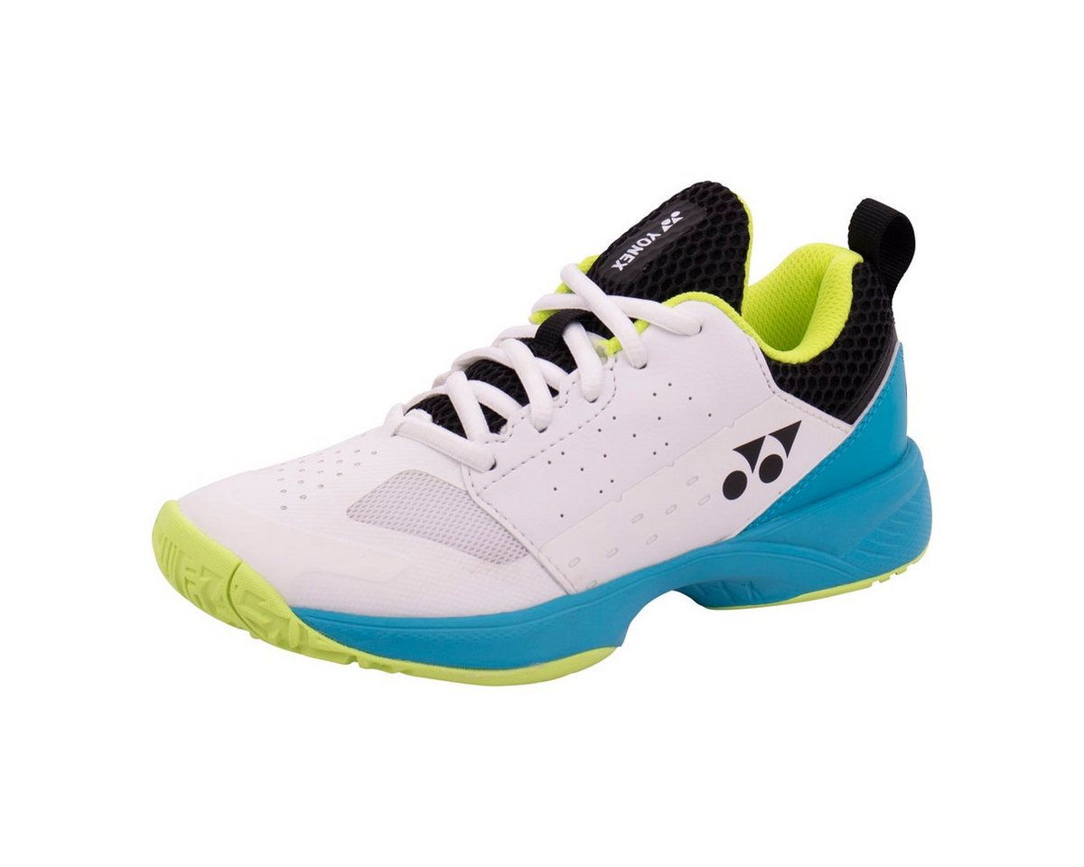 Yonex Lumio Allcourt 2024 weiss/türkis Kinder Tennisschuh
