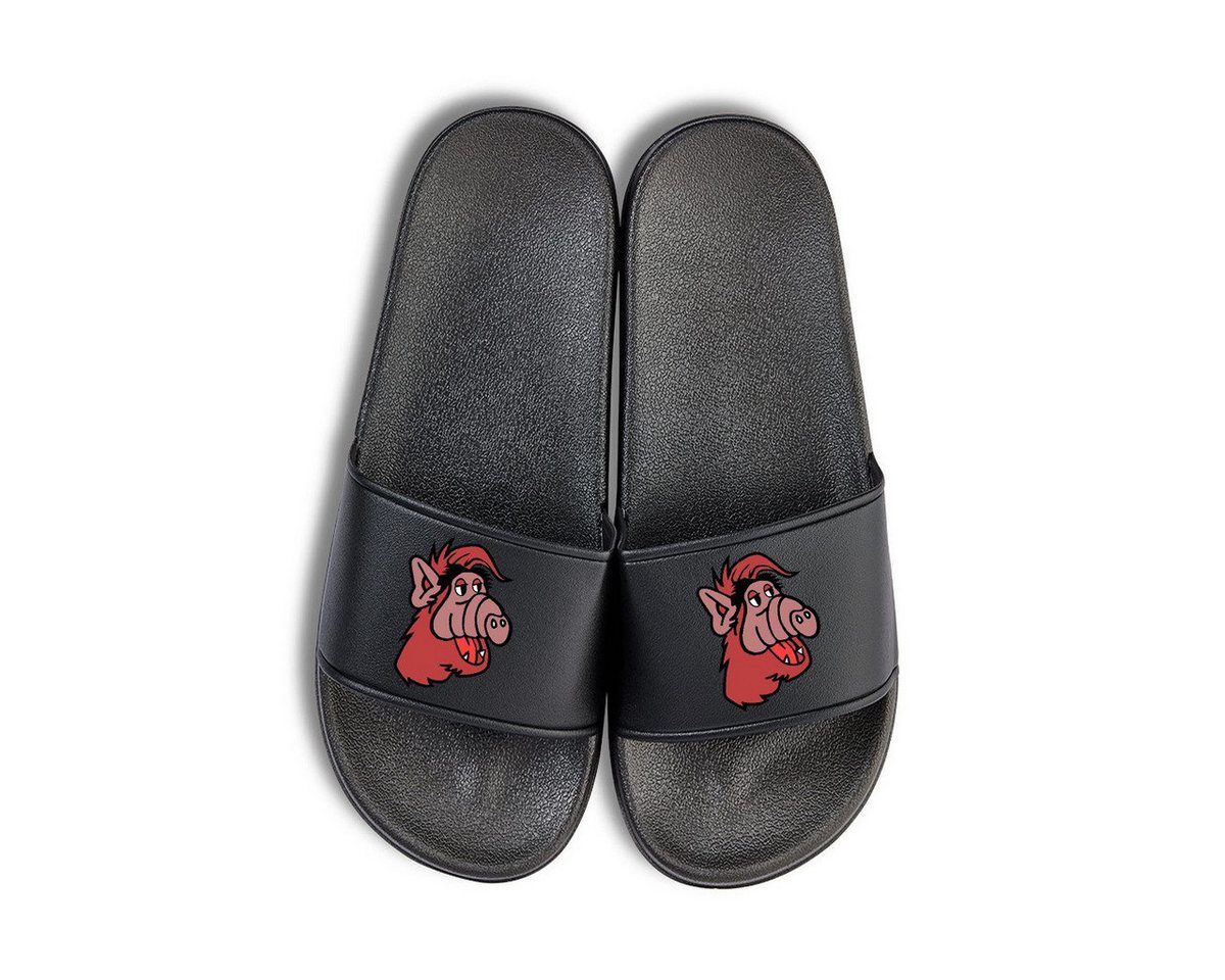 Youth Designz Alf Unisex Badelatschen Flip Flops Badeschuh mit lustigen Aufdruck für Männer und Frauen