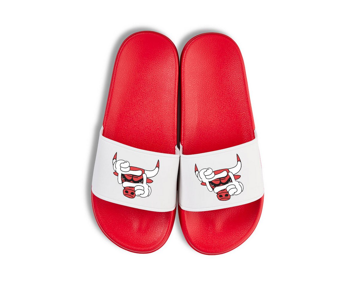 Youth Designz Bulls Unisex Badelatschen Flip Flops Badeschuh mit lustigen Logo für Herren & Damen