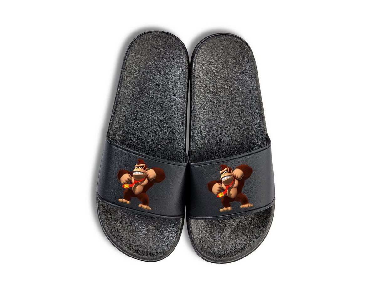 Youth Designz Donkey Kong Unisex Badelatschen Flip Flops Badeschuh mit lustigen Print Für Damen und Herren