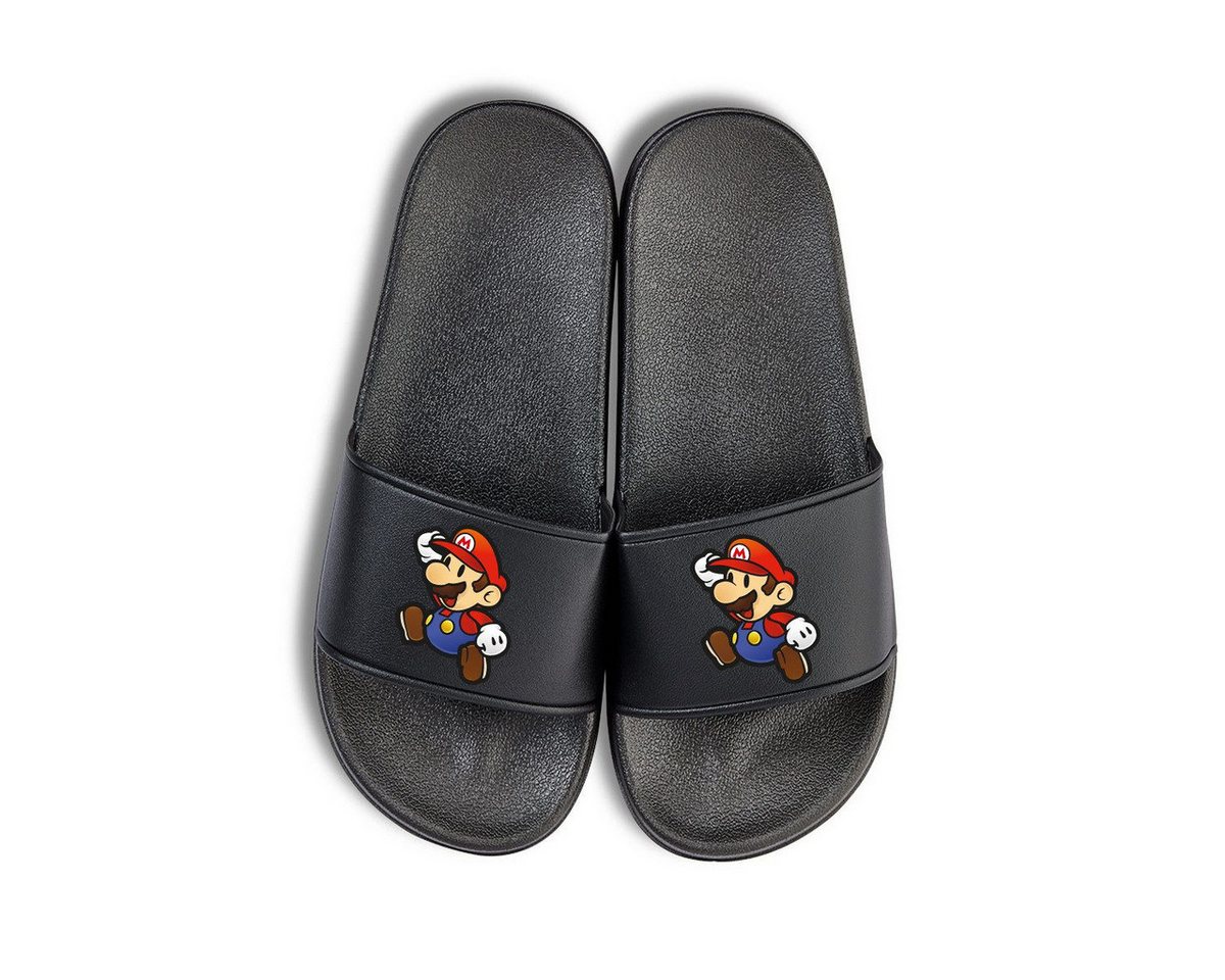 Youth Designz Mario Unisex Badelatschen Flip Flops Badeschuh mit lustigen Aufdruck für Damen und Herren