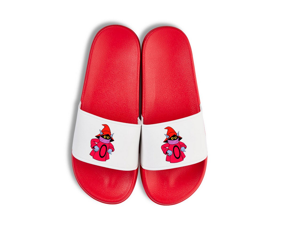 Youth Designz Orko Unisex Badelatschen Flip Flops Badeschuh mit lustigen Logo für Damen und Herren