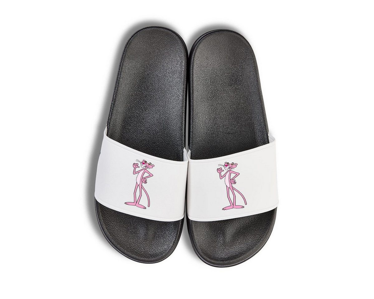 Youth Designz Pink Panther Unisex Badelatschen Flip Flips Badeschuh mit lustigen aufdruck für Damen und Herren