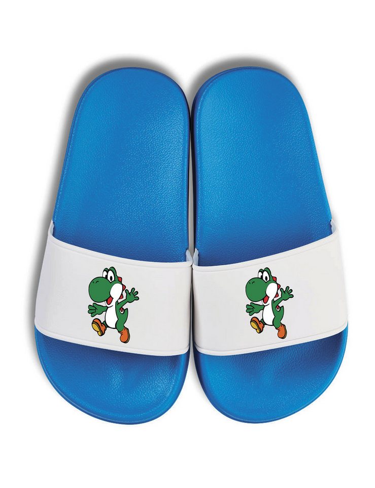 Youth Designz Yoshi Kinder Badelatschen Flip Flops Badeschuh mit lustigen Print