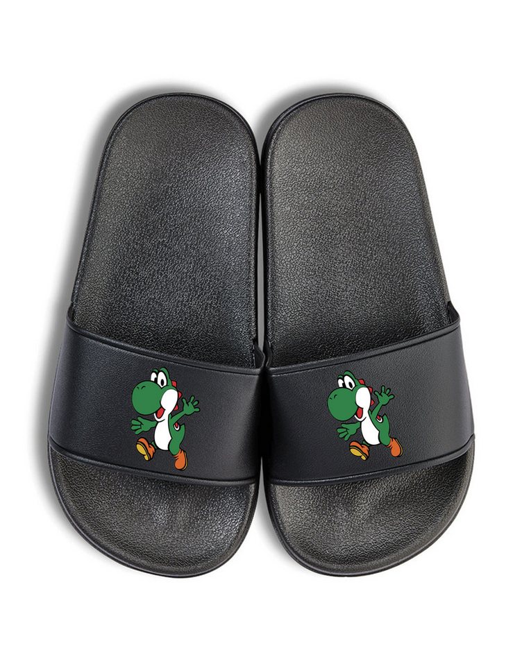 Youth Designz Yoshi Kinder Badelatschen Flip Flops Badeschuh mit lustigen Print