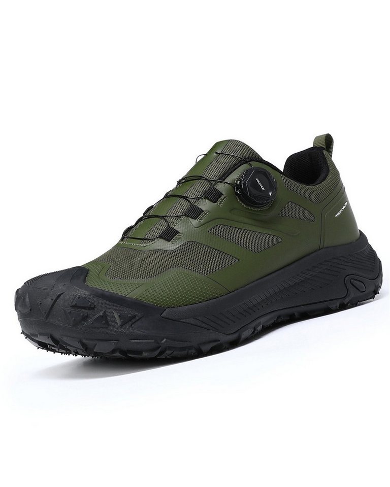 YOUTHUP Sneaker Herren einfarbige Outdoor-Sportschuhe, wasserabweisend, atmungsaktiv