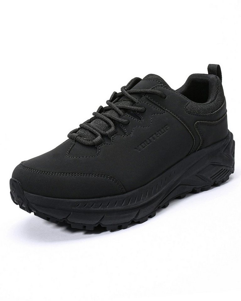 YOUTHUP Wanderschuh Herren Multifunktions-Outdoorschuhe, griffige MD+RB-Sohle (schwarz)