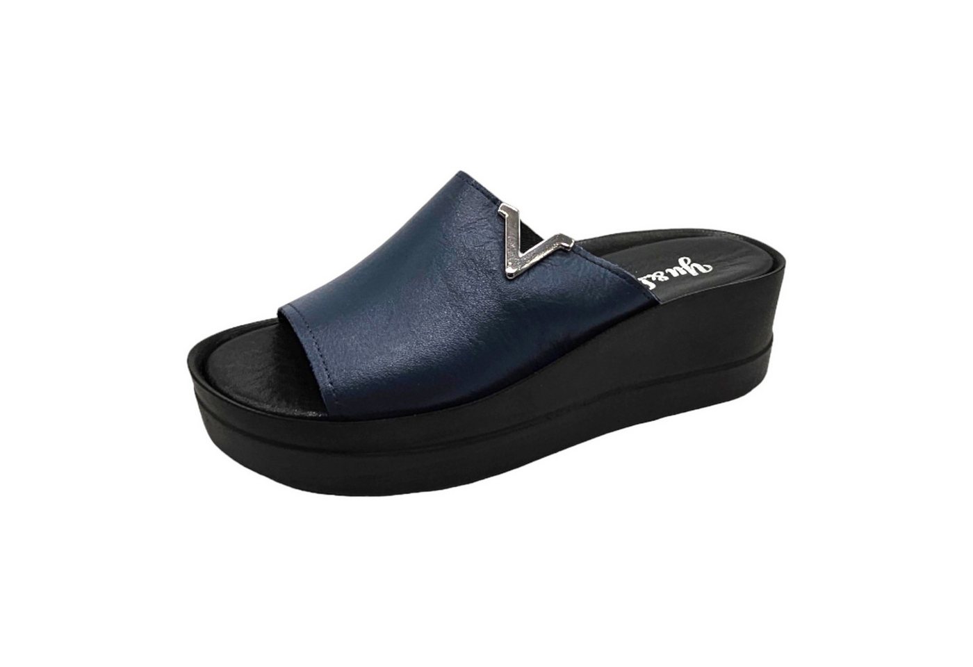 Yu&Luk Pantolette Sommerschuh, Schlappen, Plateau, Sandale
