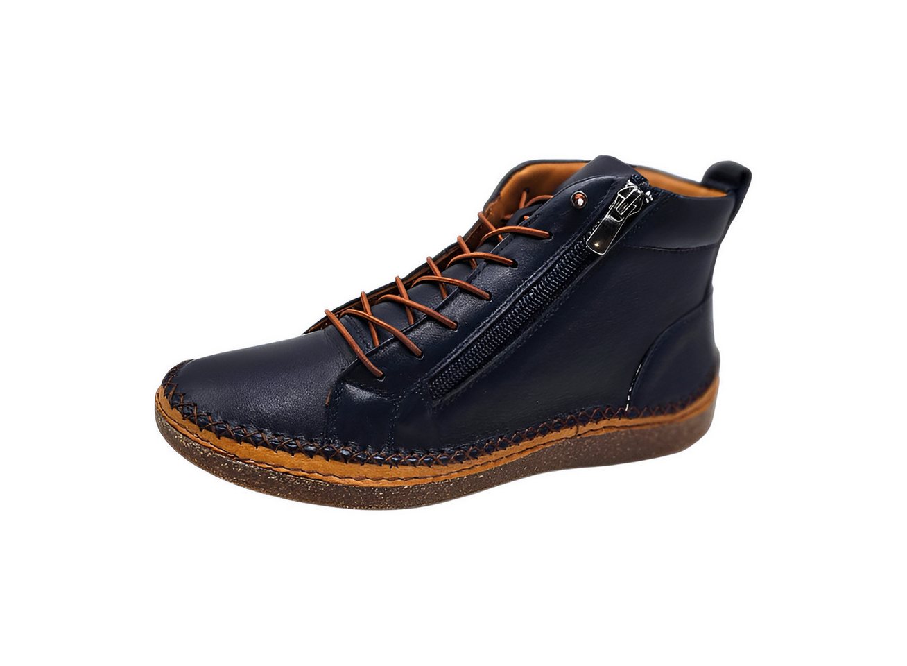 Yu&Luk Schnürstiefelette Winterboots, Schnürboots, Stiefelette mit Zierreißverschluss