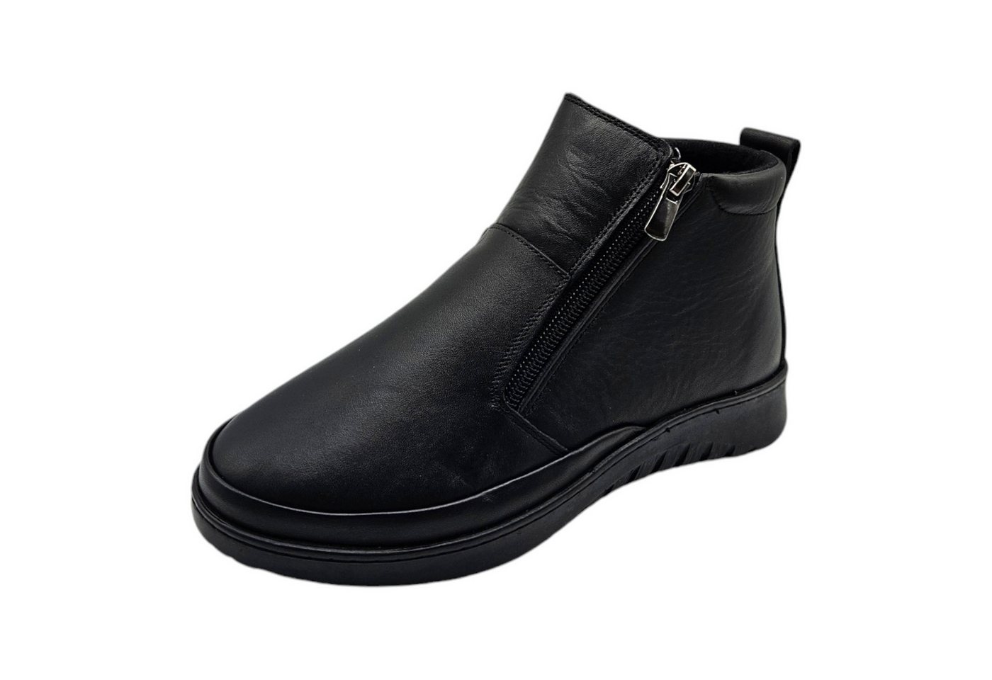 Yu&Luk Winterstiefelette Stiefelette Stiefelette, Schlupfboots, Winterboots, mit Zierreißverschluss außen