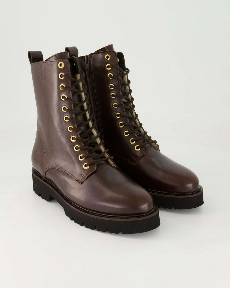 ZAHIRA B-1970/A Schnürstiefelette Obermaterial: Leder