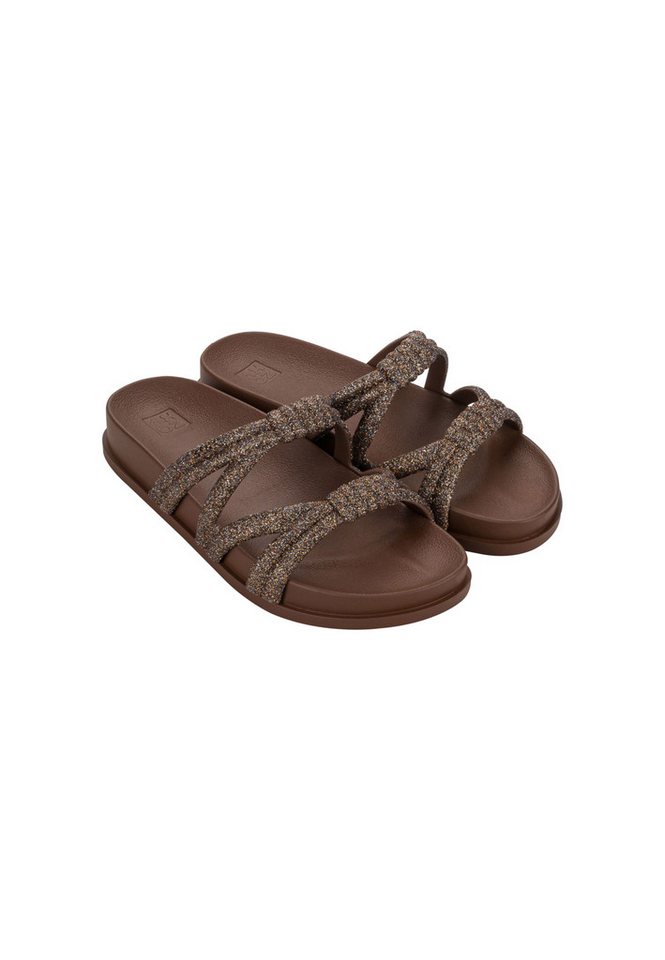 Zaxy POSE AD - Slides Pantolette Elegante Slides mit Glitzer-Riemen
