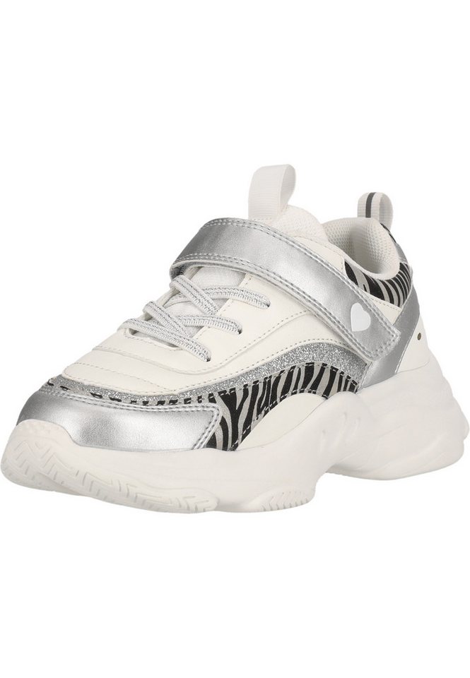 ZIGZAG Fialey Sneaker mit praktischem Klettverschluss (silber/weiß)