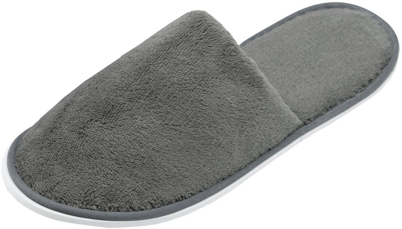 ZOLLNER Pantoffel (10-tlg) 100% Polyester, vom Hotelwäschespezialisten