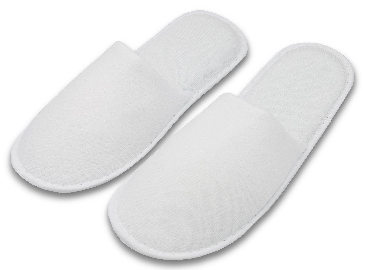 ZOLLNER Pantoffel (10-tlg) 100% Polyester (weiß)