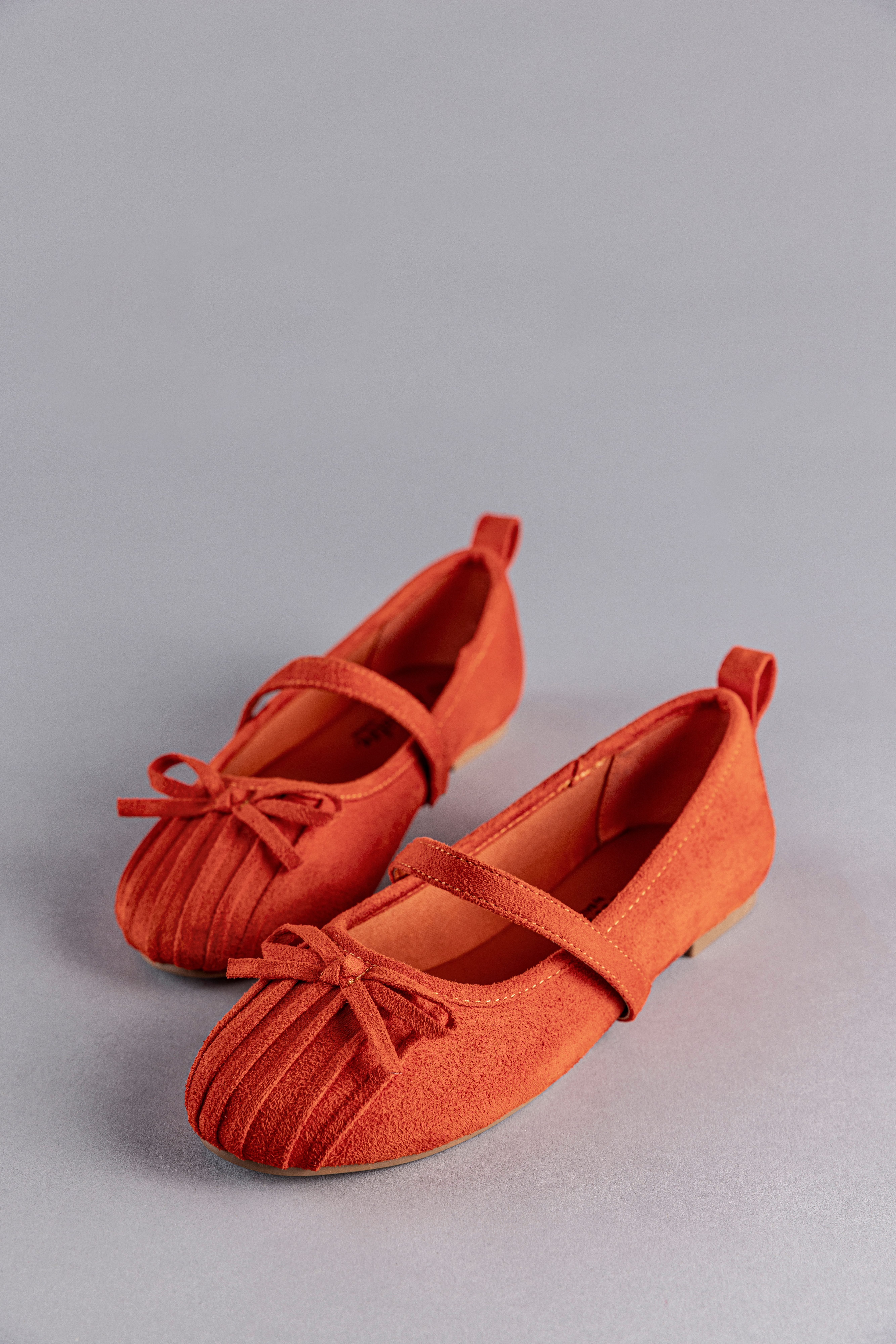 Aniston SHOES Ballerina, Riemchenballerina, Schlupfschuh, Loafer, (orange)