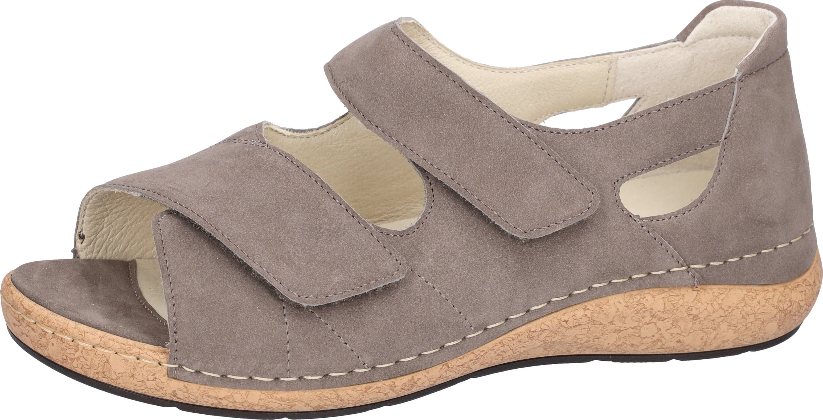 Waldläufer K-Heliett Sandale, Sommerschuh, Sandalette, Keilabsatz, (braun)