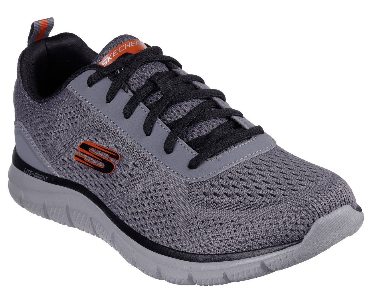 Skechers TRACK-LESHUR Schnürschuh Freizeitschuh, Trainingsschuh im (grau)