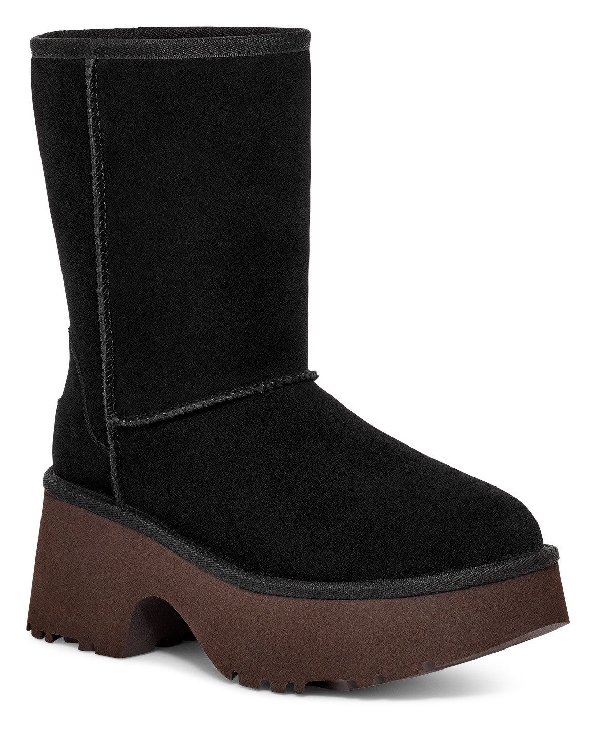 UGG CLASSIC SHORT NEW HEIGHTS Schlupfstiefel, (schwarz)