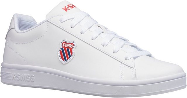 K-Swiss Court Shield Sneaker (weiß-rot-blau)