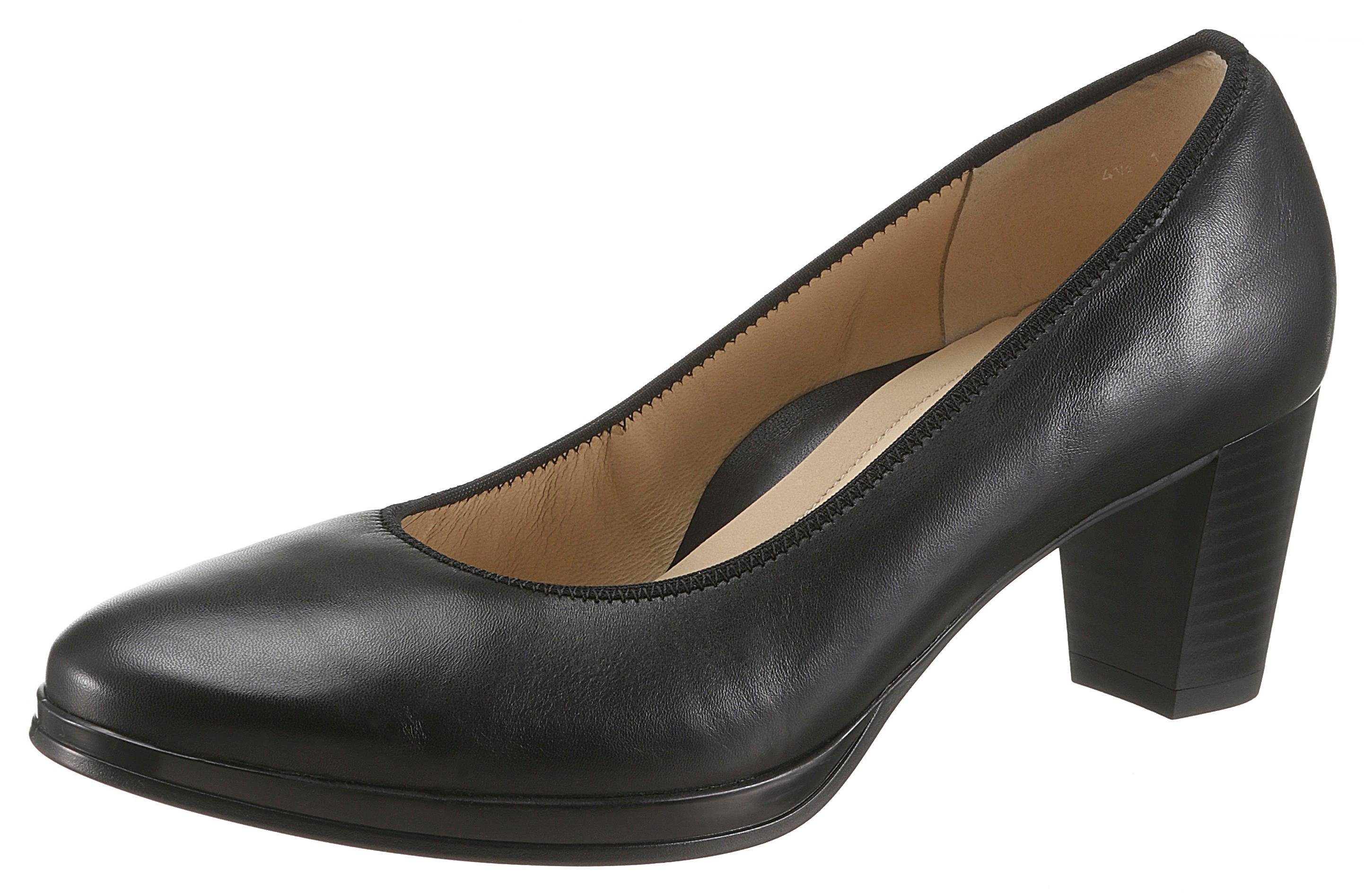 Ara ORLY Pumps, Abendschuh, Festtagsschuh, Blockabsatz, (schwarz)