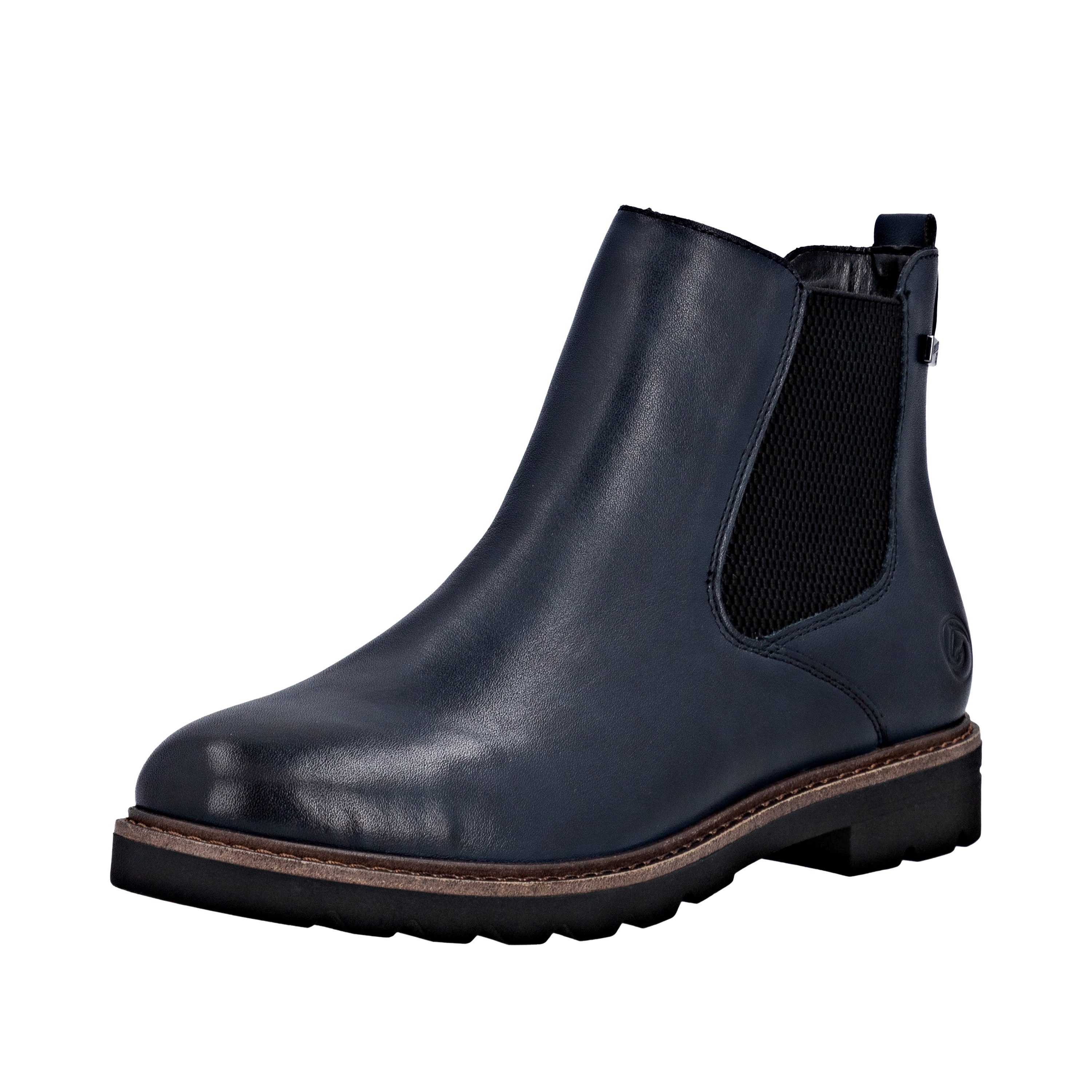 Remonte Chelseaboots Winterstiefelette, Klassik-Boots mit wasserabweisender (blau)