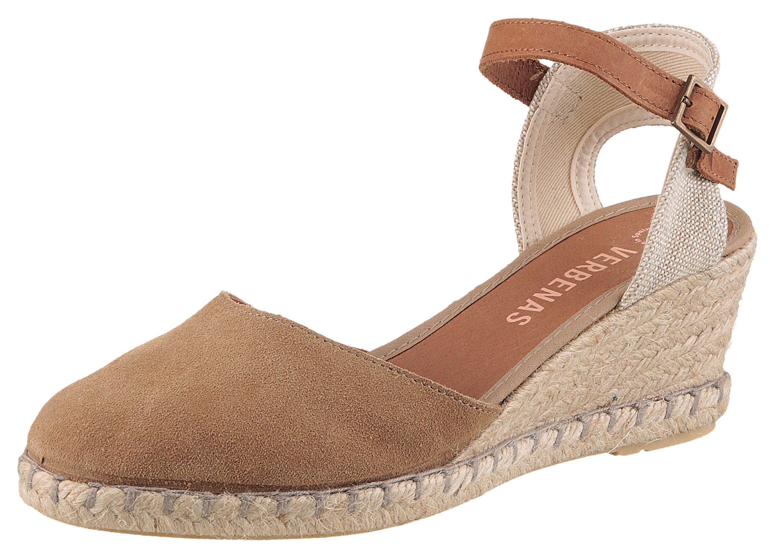 VERBENAS MALENA SERRAJE Sandalette, Sommerschuh, Riemchensandale, (braun)