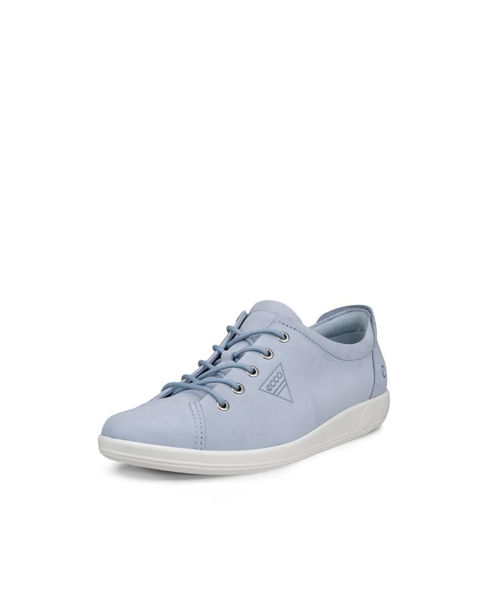 Ecco Ecco Soft 2.0 Schnürschuh, Freizeitschuh, (blau)