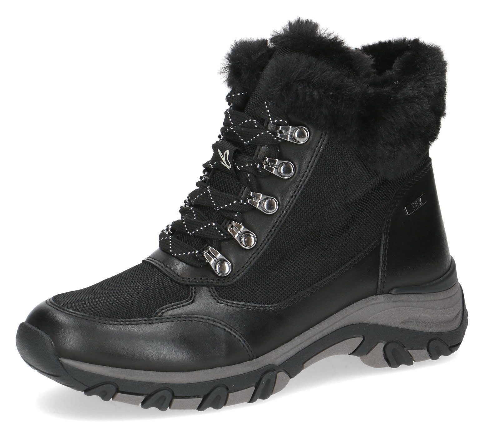 Caprice Winterboots, Keilabsatz, Schnürboots, Outdoorschuh in (schwarz)