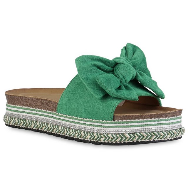 VAN HILL 840284 Sandalette Schuhe (grün)