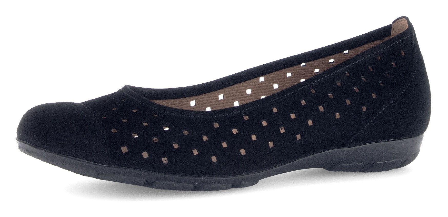 Gabor Ballerina, Slipper, Businessschuh, Halbschuh mit (schwarz)