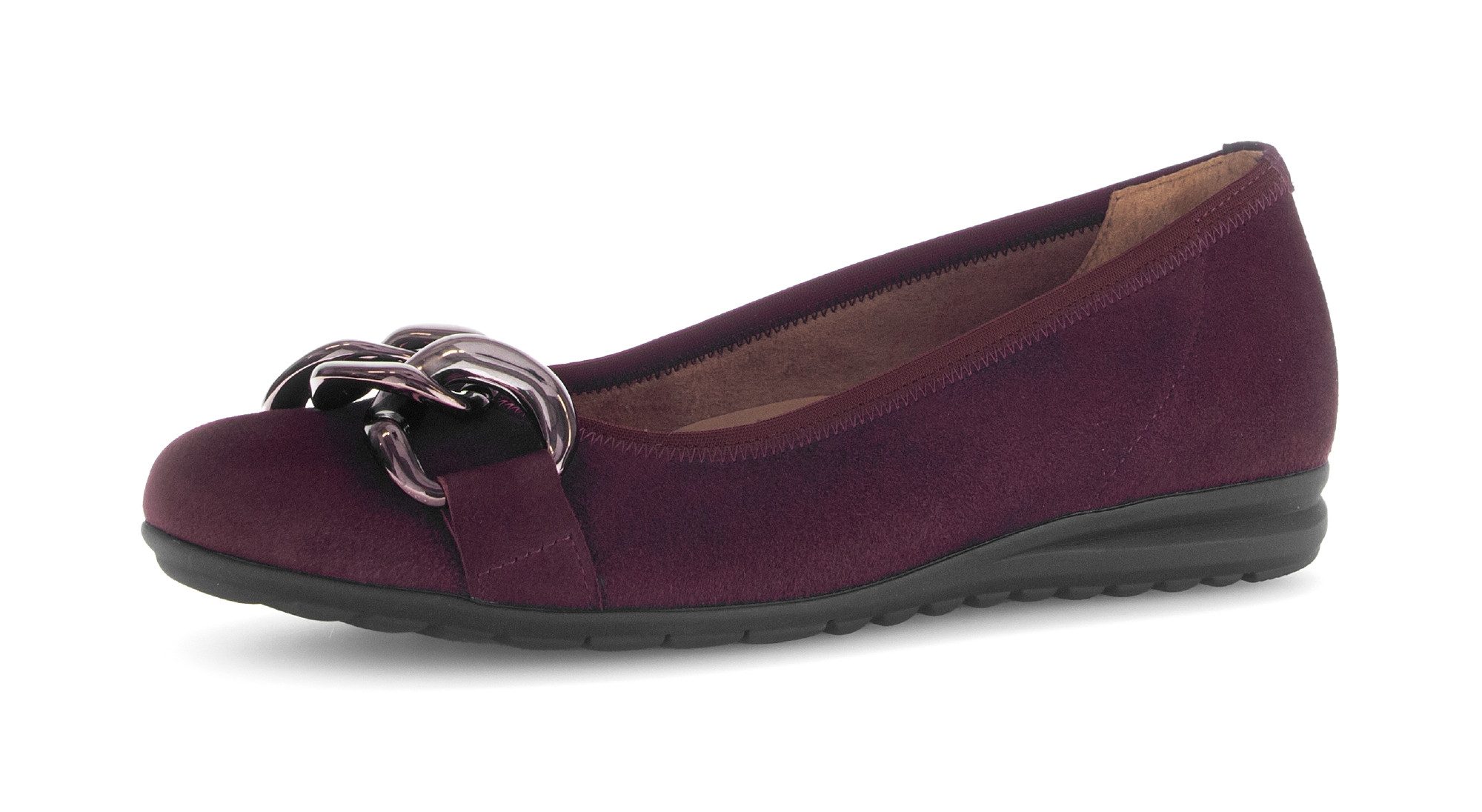 Gabor Florenz Ballerina, Businessschuh, Schlupfschuh mit (lila)