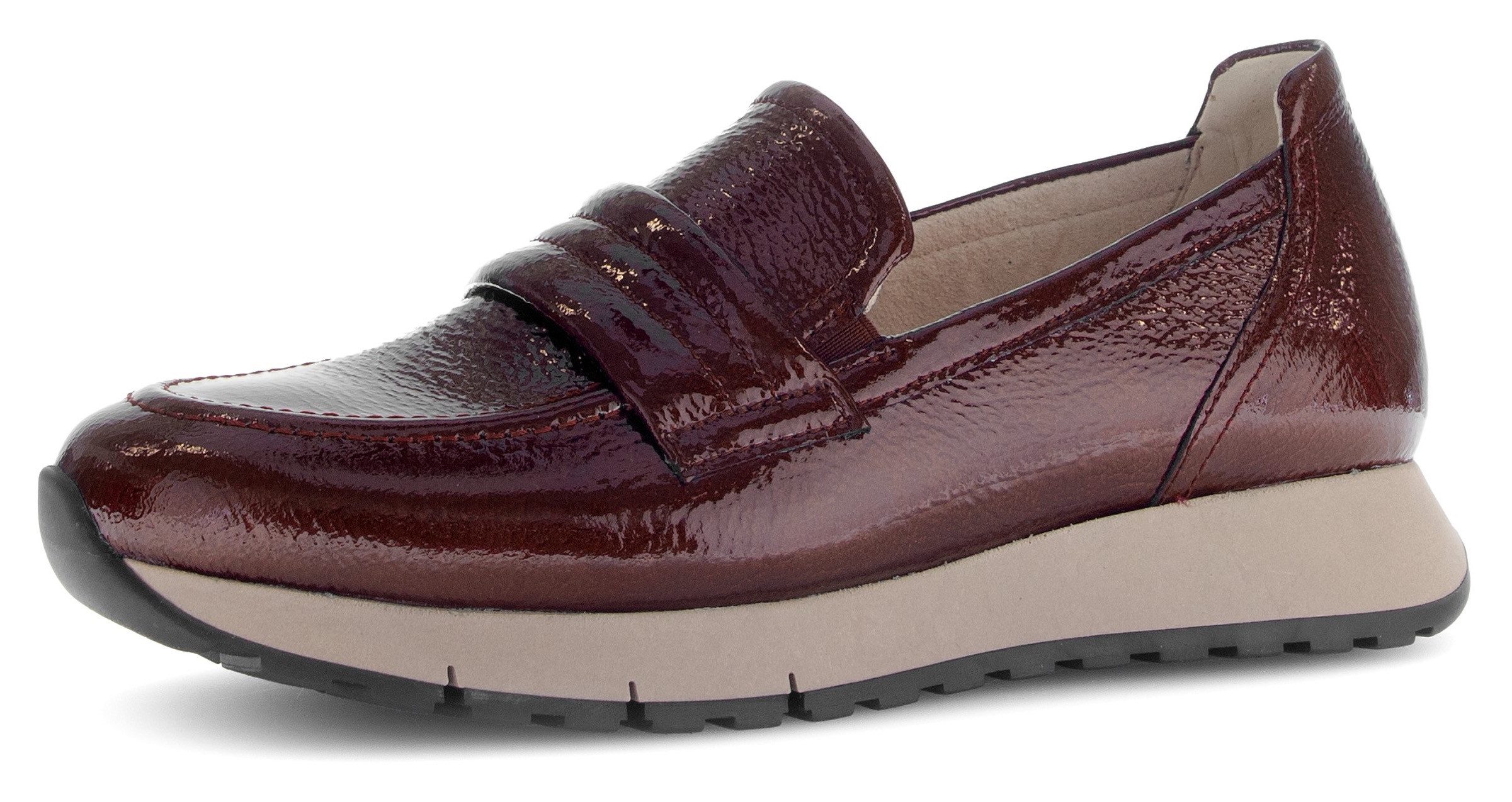 Gabor FLORENZ Slipper, Plateau, Schlupfschuh, Komfortschuh (rot)