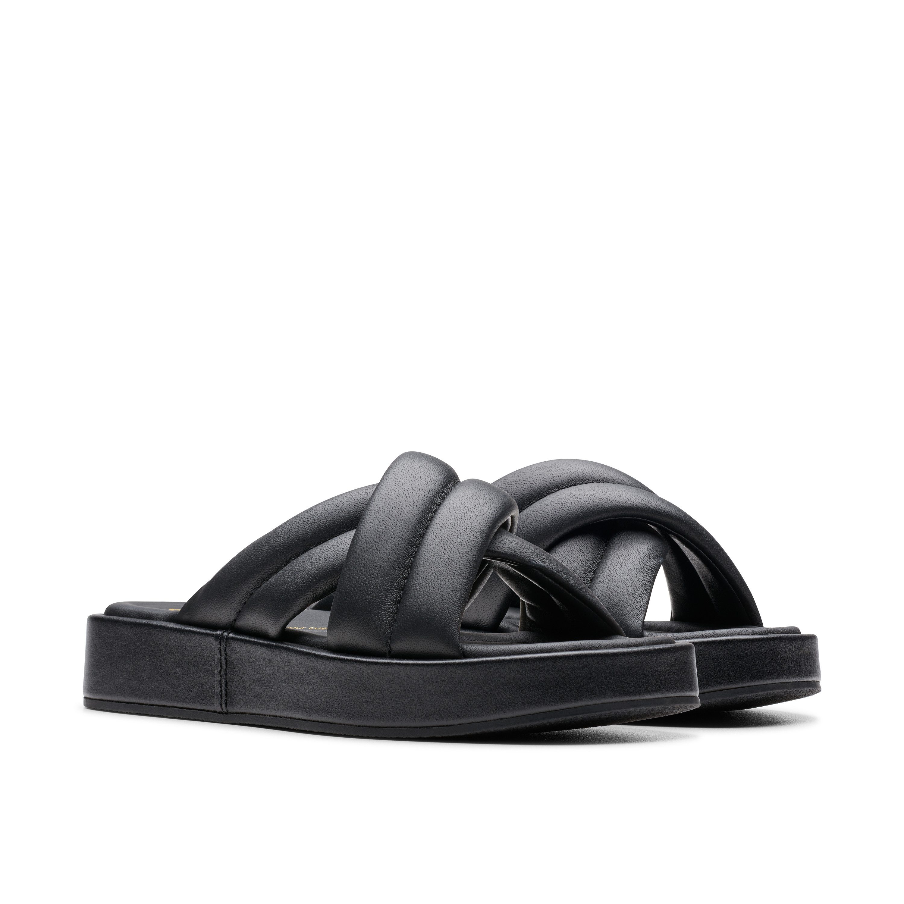 Clarks Alda Glide Hausschuh, Slides, Schlappen (schwarz)
