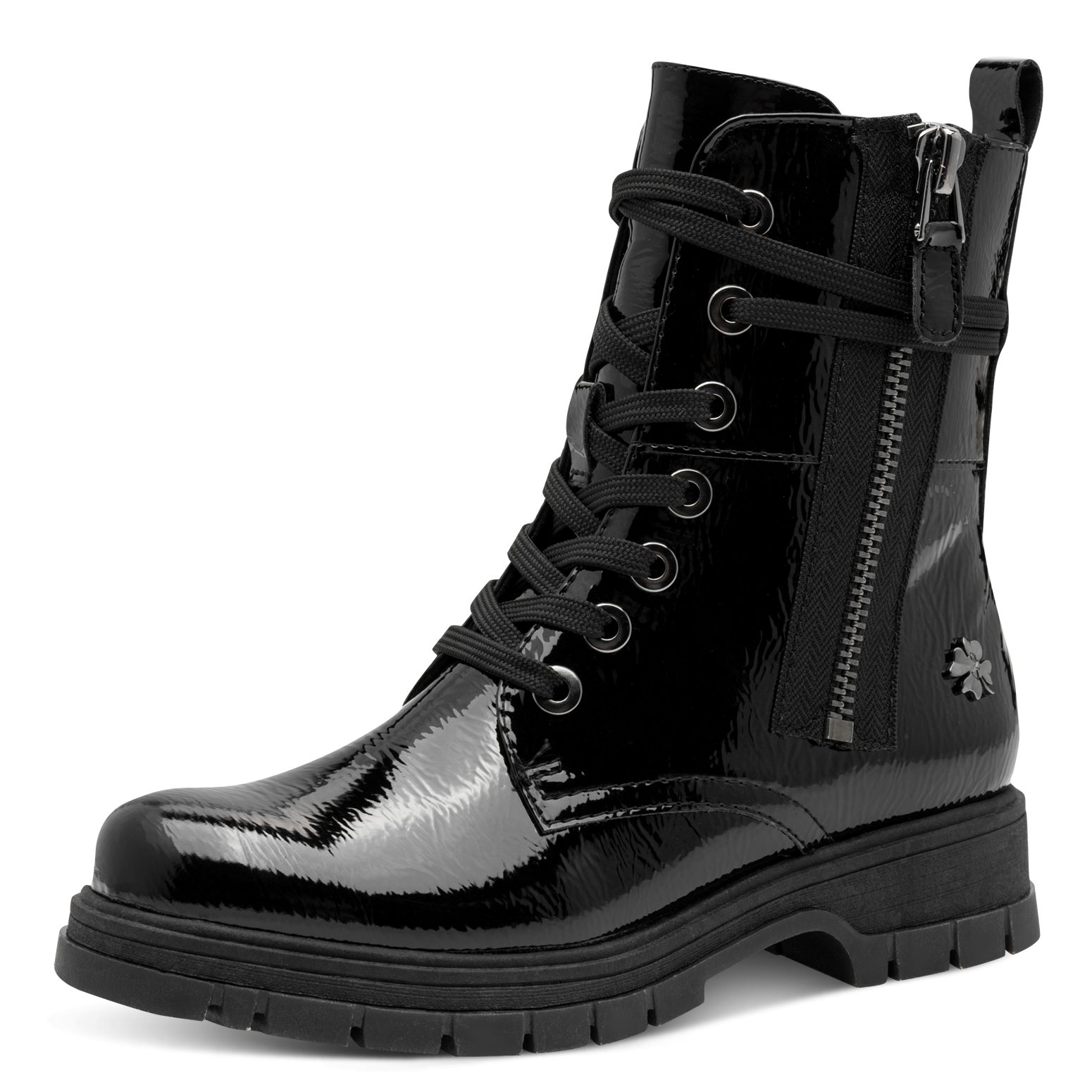 MARCO TOZZI by GMK Schnürboots, Blockabsatz, (schwarz)