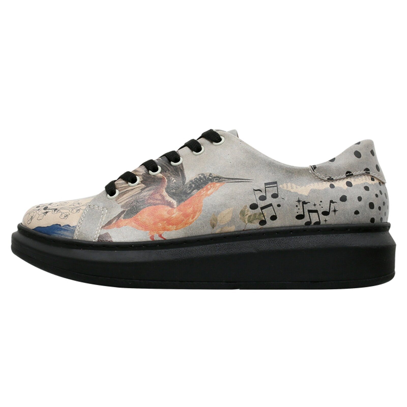 DOGO Myra Low-Top Sneaker Mexican Damen (grau)