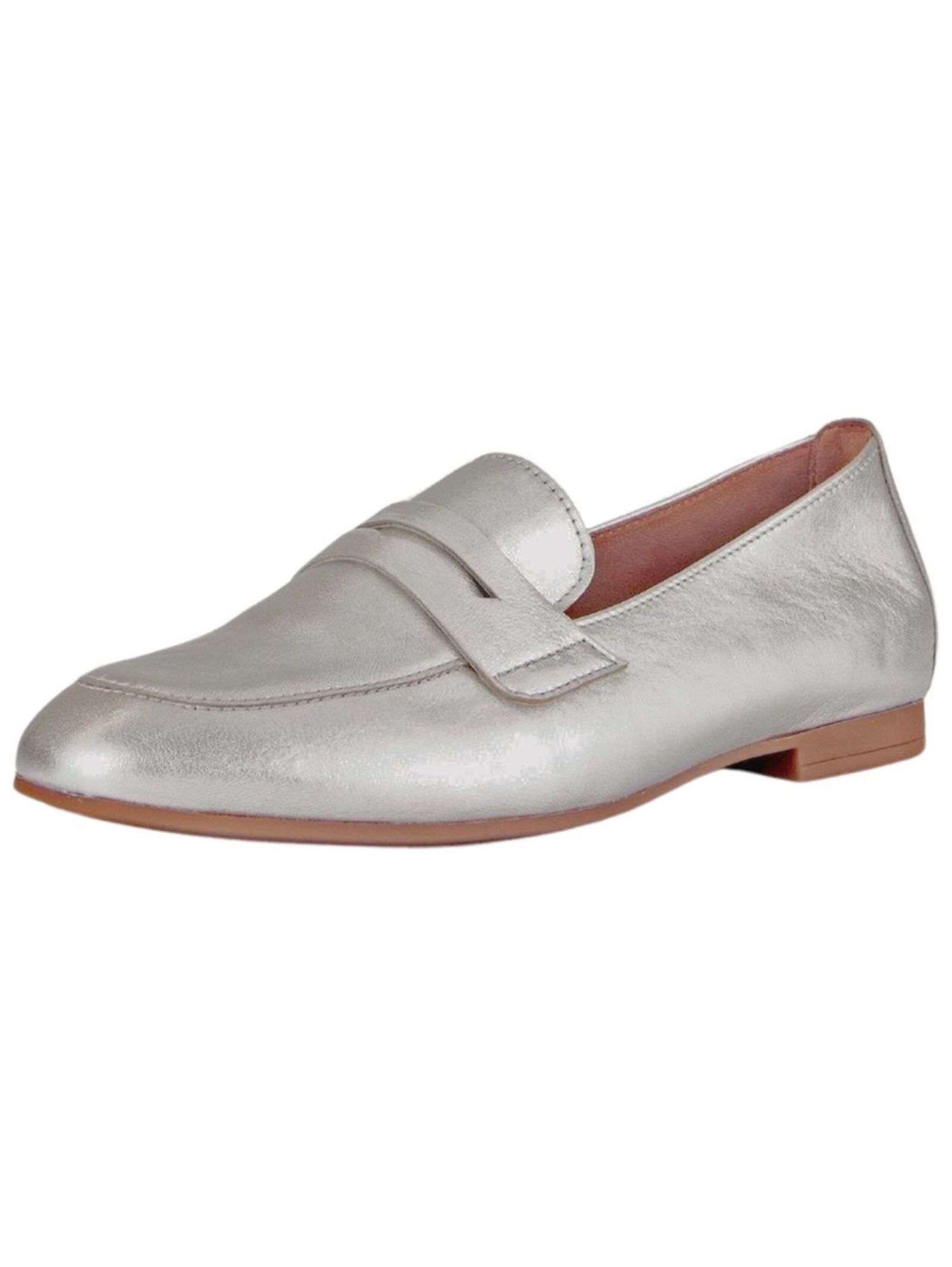 Gabor Gabor Slipper Leder Slipper (silberfarben)
