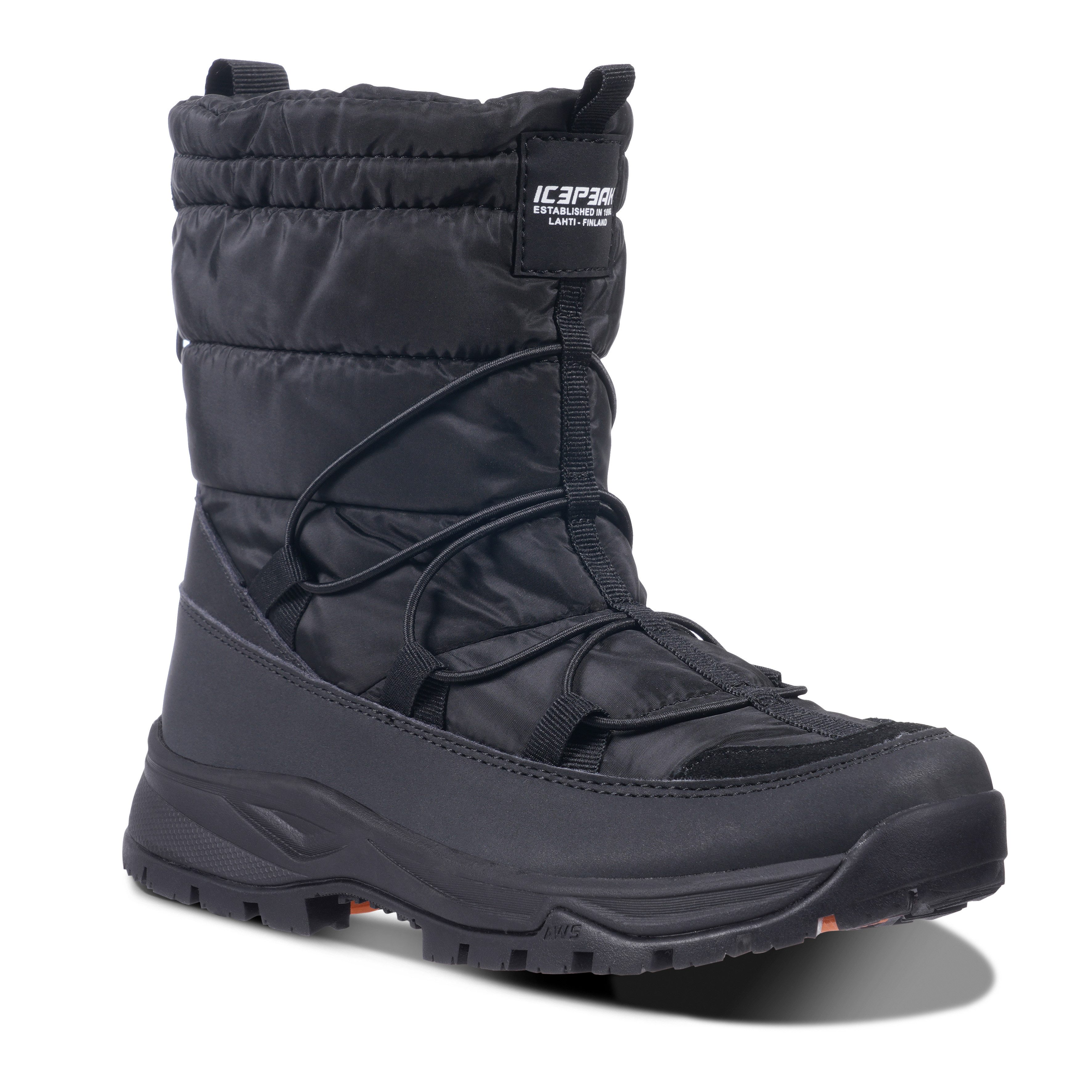 Icepeak AJACCIO MS Snowboots wasserabweisend und (schwarz)