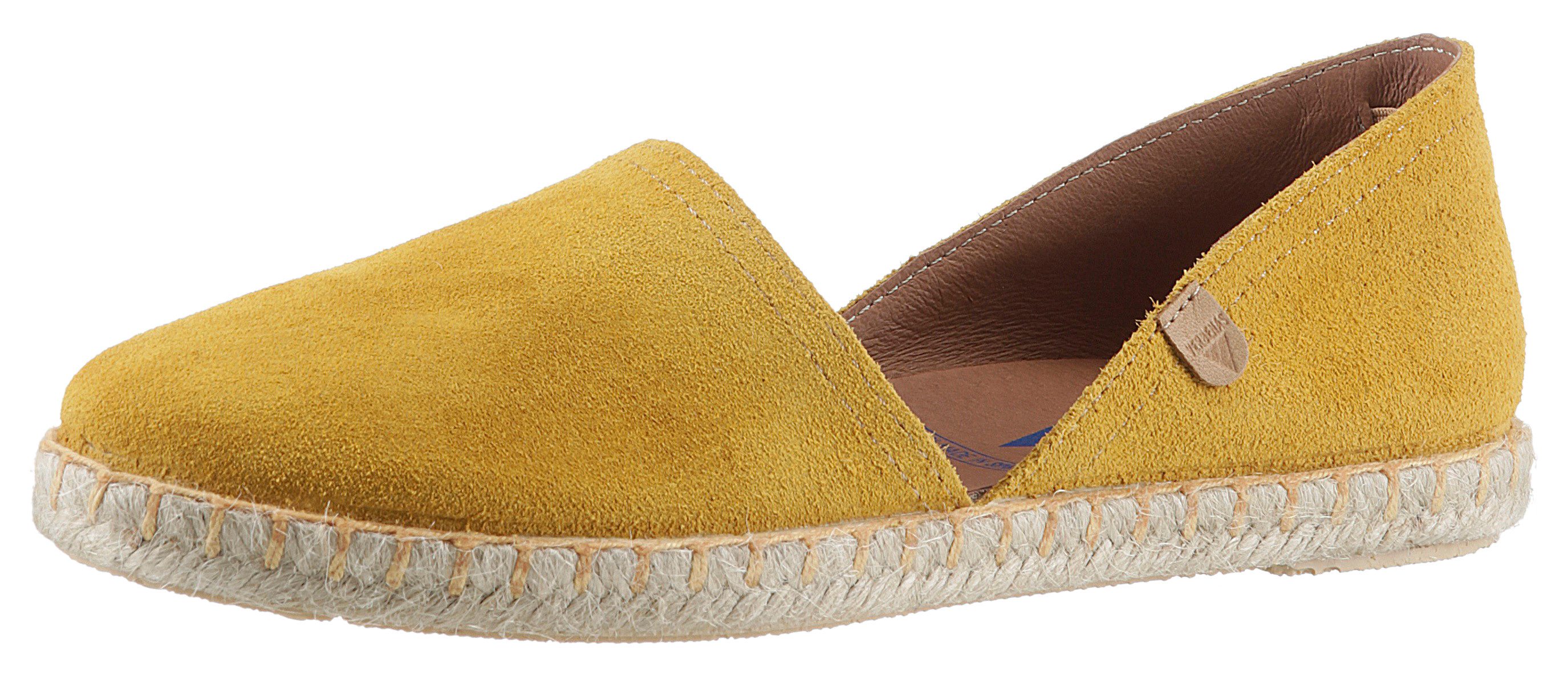 VERBENAS CARMEN SERRAJE Espadrille, Schlupfschuh, Sommerschuh, (gelb)