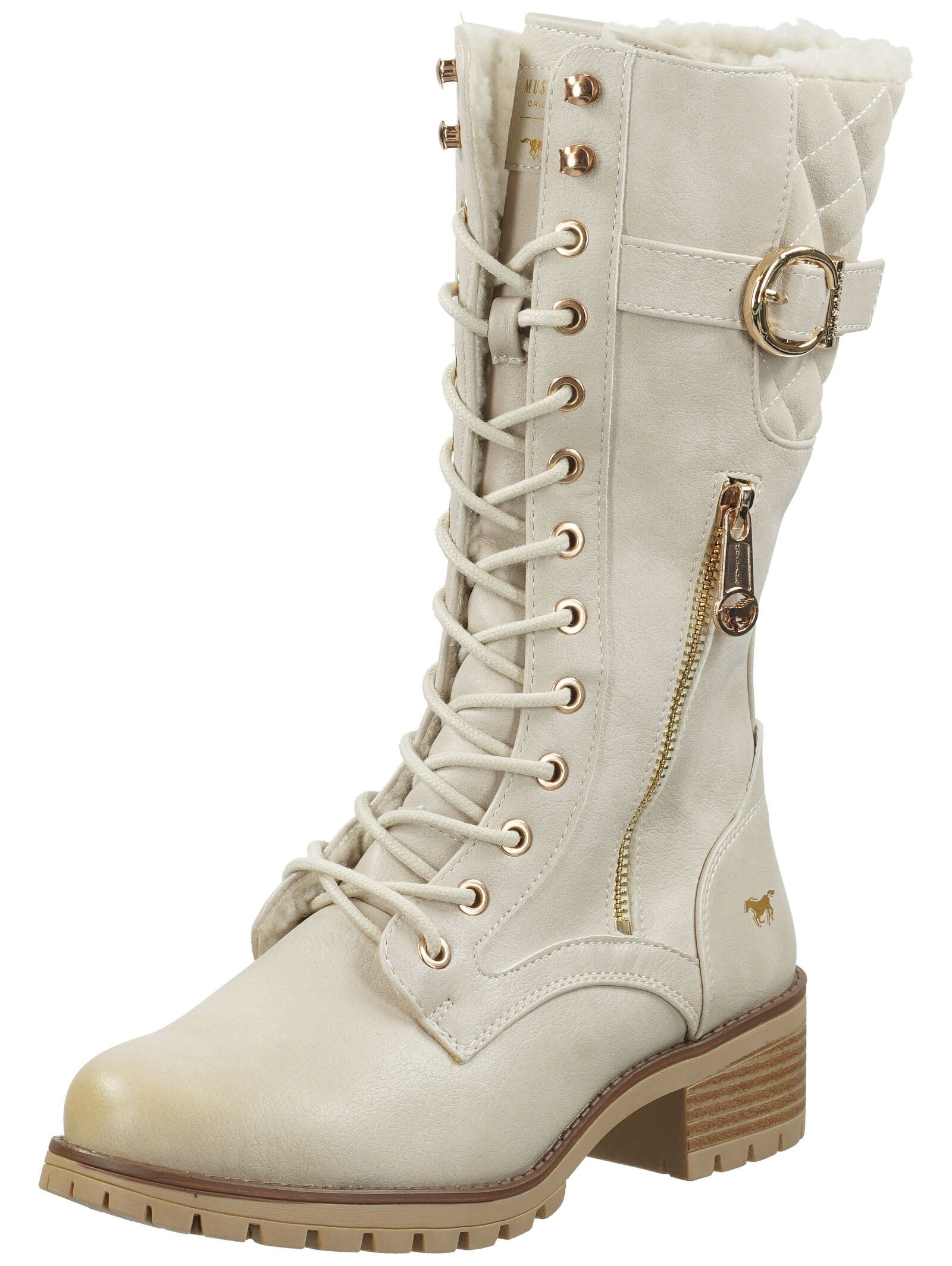 Mustang Shoes Mustang Shoes Stiefel Lederimitat (beige)