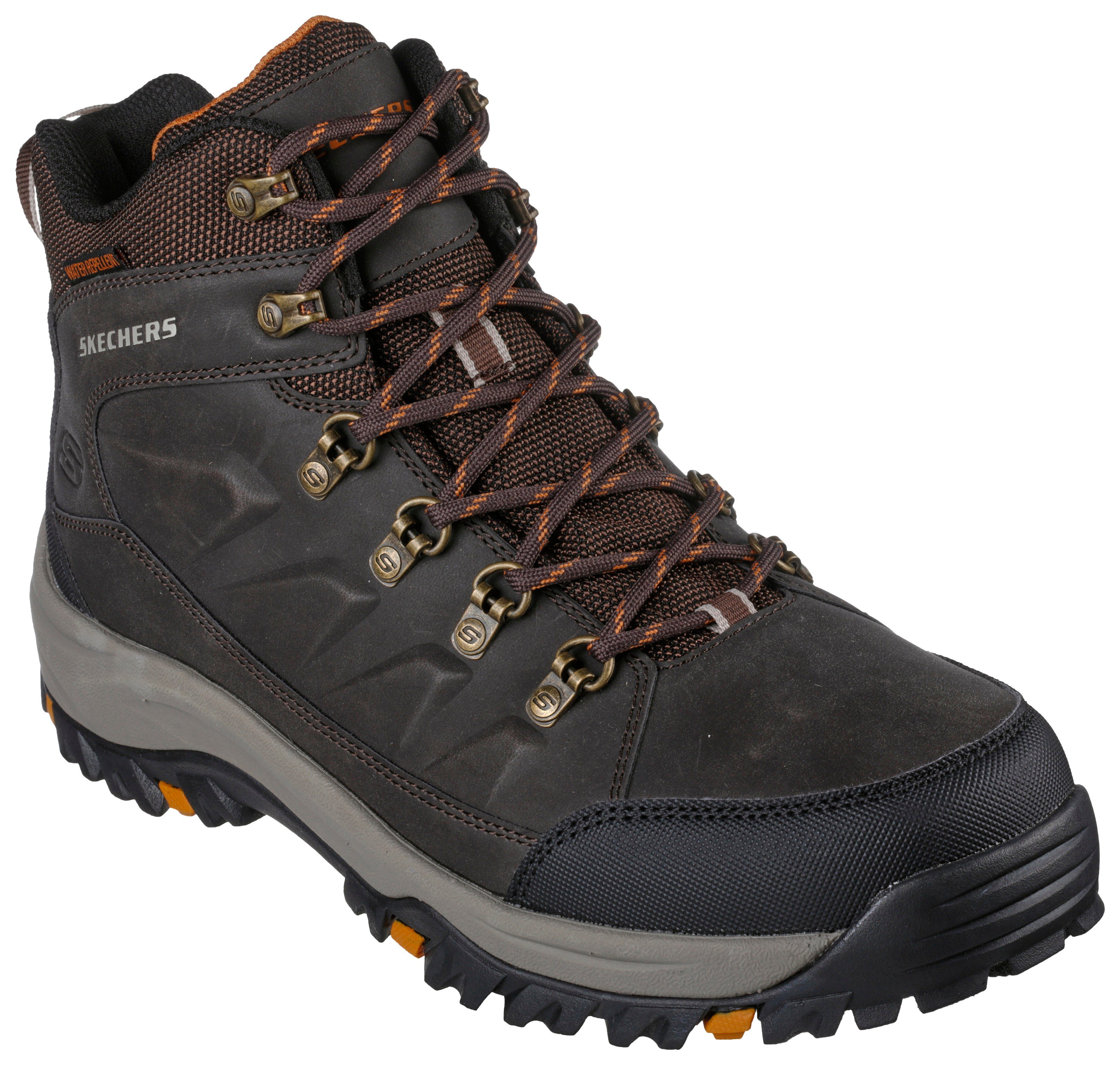 Skechers RELMENT Outdoorschuh mit wasserabweisender Membrane (braun)