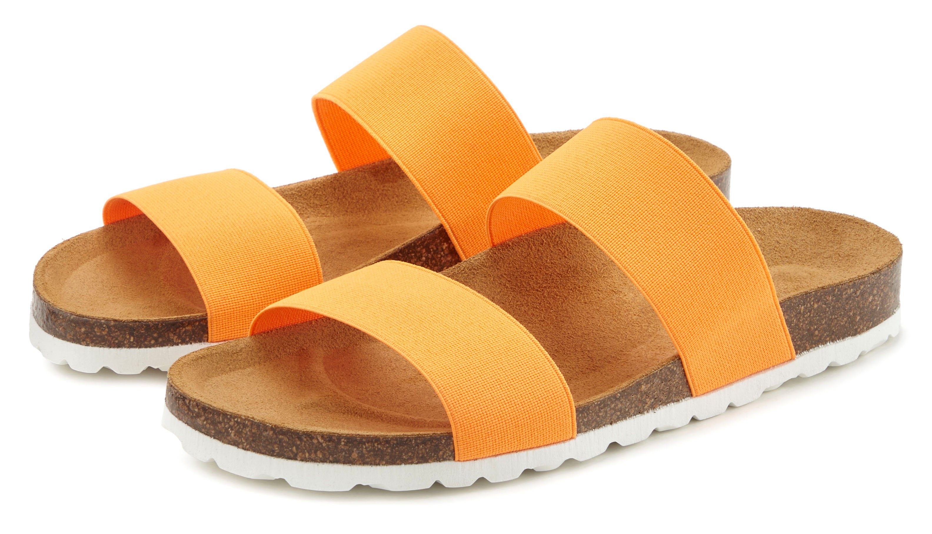 Vivance Sandale, Mule, offener Schuh, Pantolette (orange)