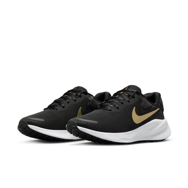 Nike Revolution 7 Laufschuh (schwarz-gold)