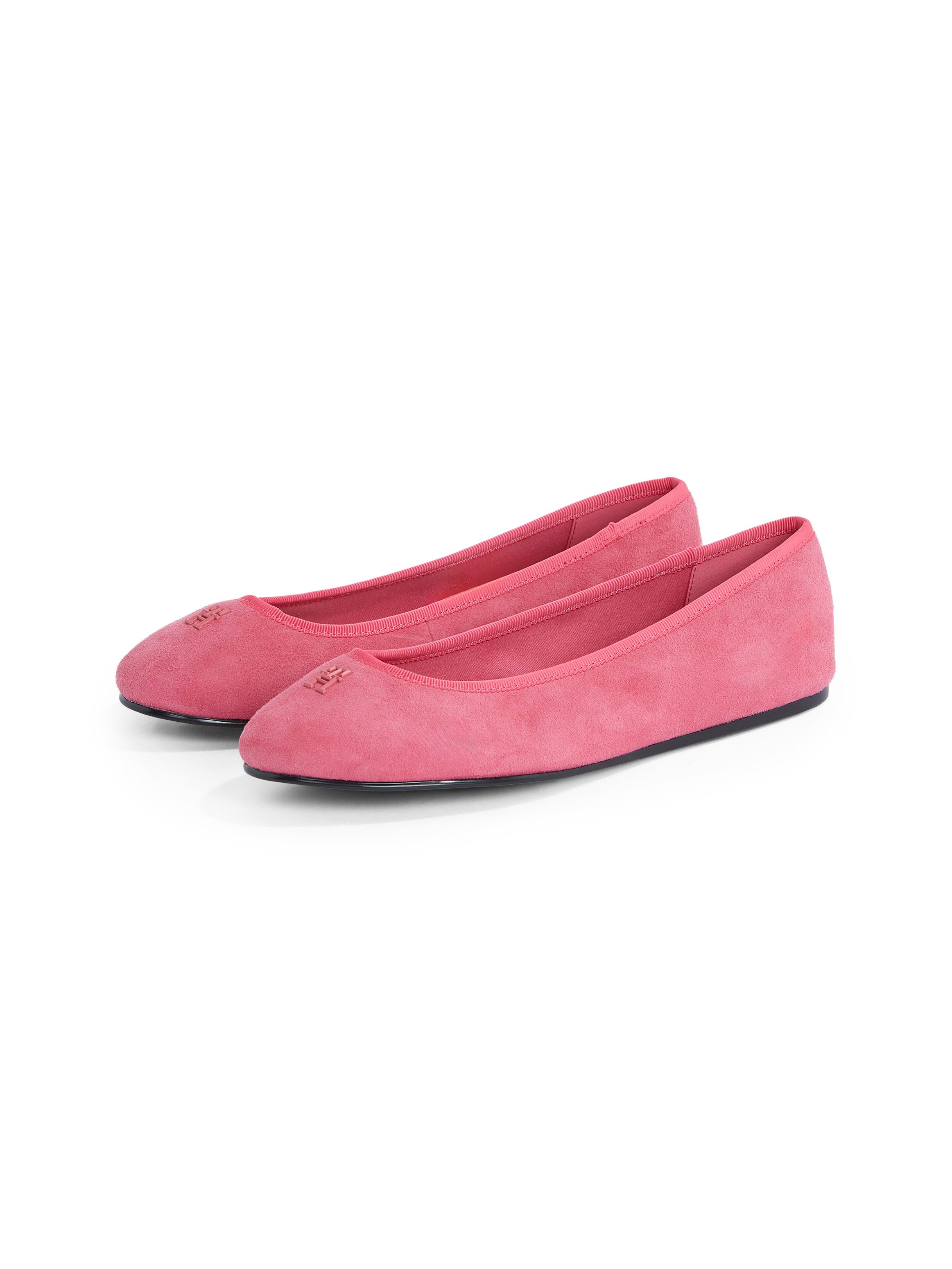 Tommy Hilfiger TH HARDWARE SUEDE BALLERINA (rosa)