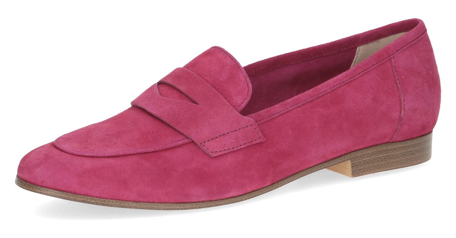 Caprice Slipper, Blockabsatz, Businessschuh, Schlüpfschuh mit (rosa)