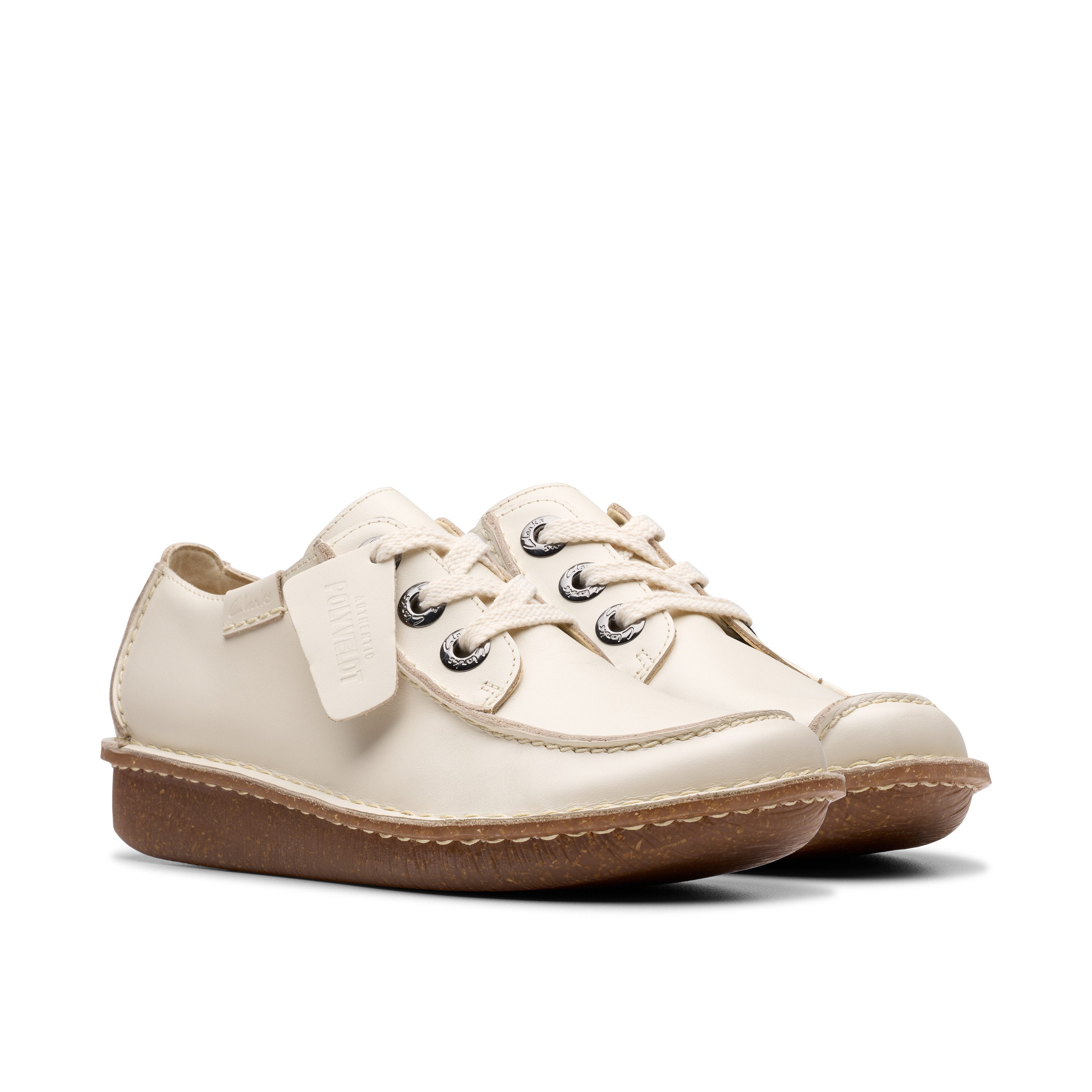 Clarks Funny Dream Schnürschuh Freizeitschuh, Halbschuh, (beige)
