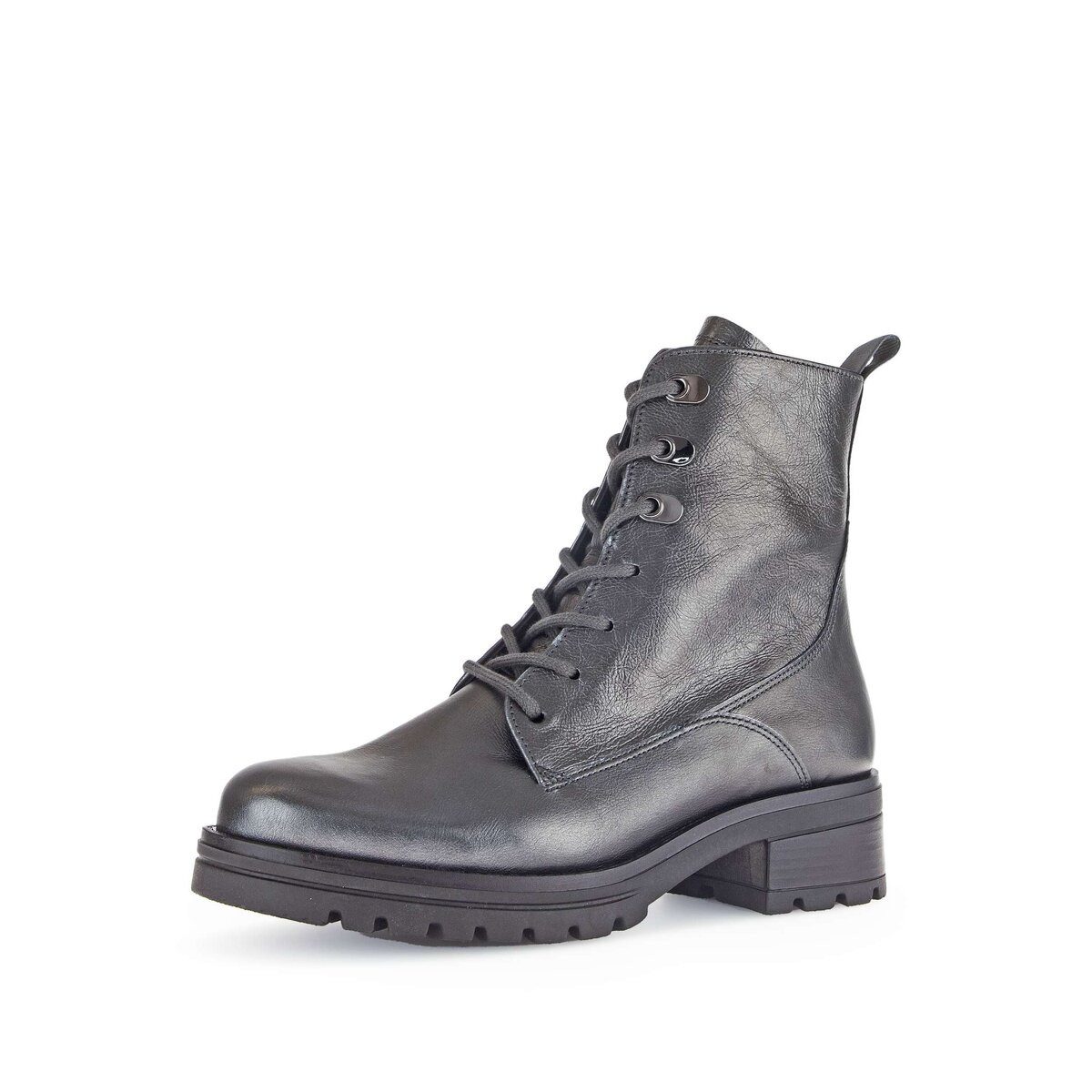 Gabor Schnürstiefelette Glattleder Schnürstiefelette (silberfarben)