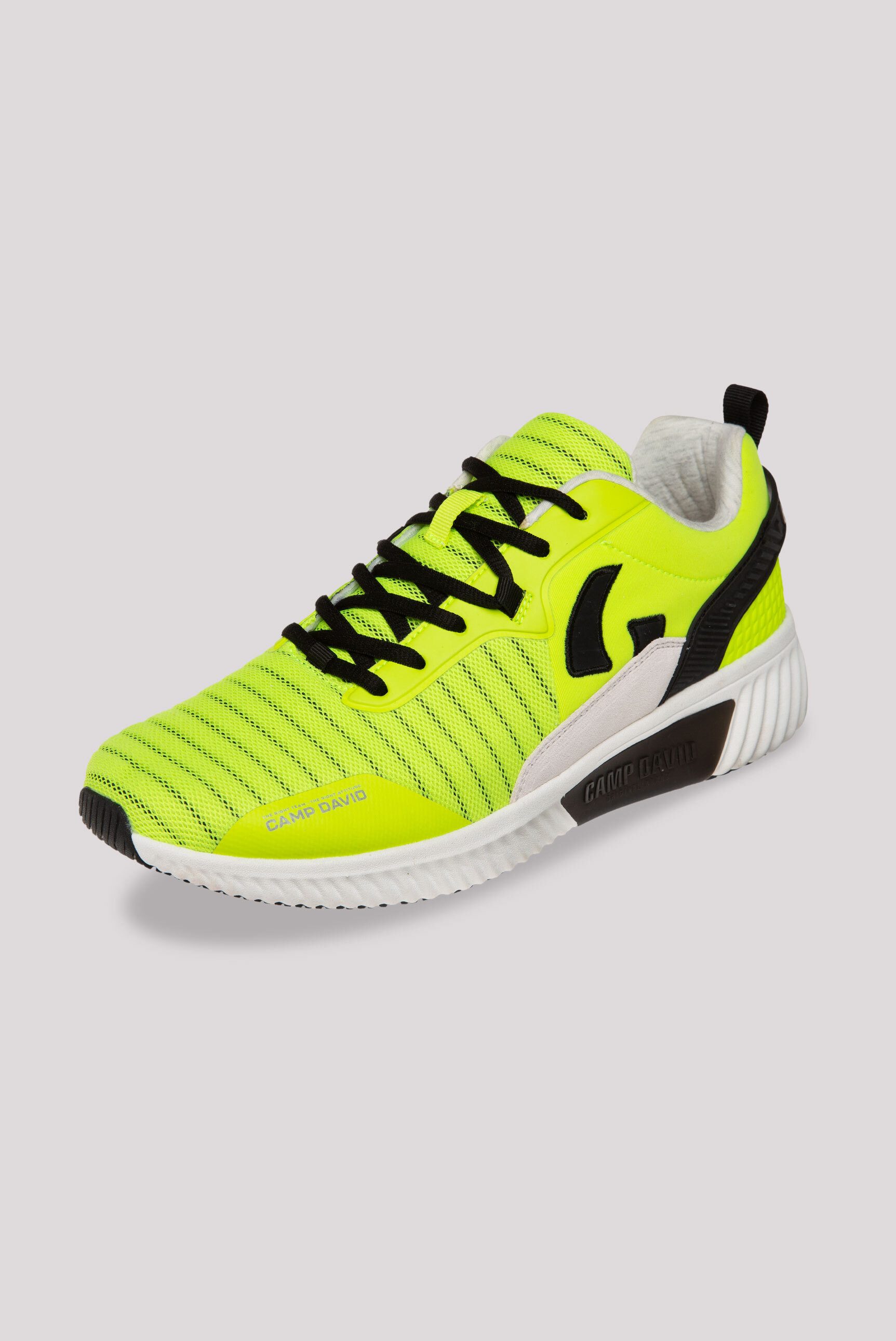 CAMP DAVID Sneaker mit Wechselfußbett (gelb)