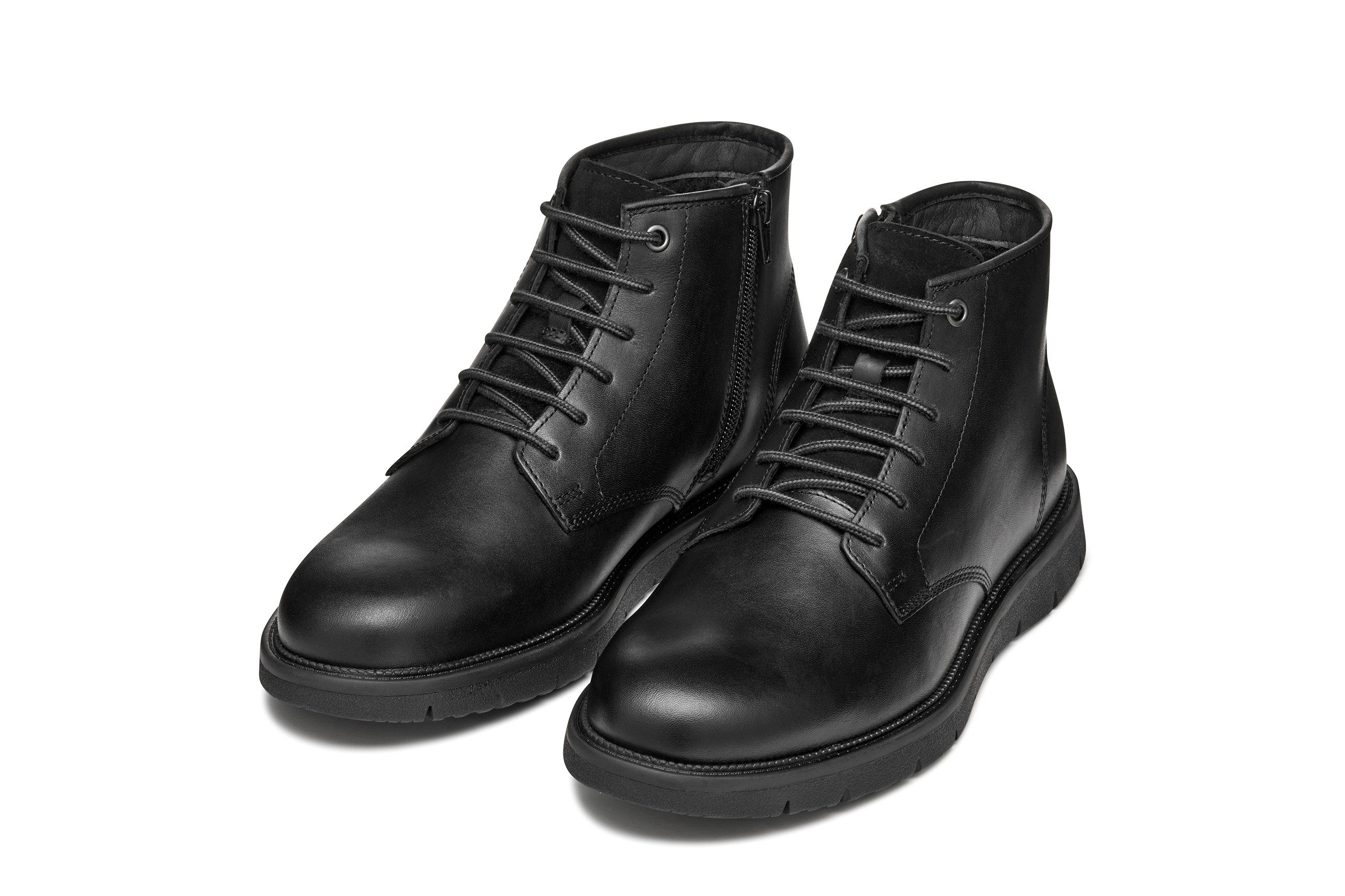 Geox U POVE Winterboots Budapester, Businessschuh (schwarz)