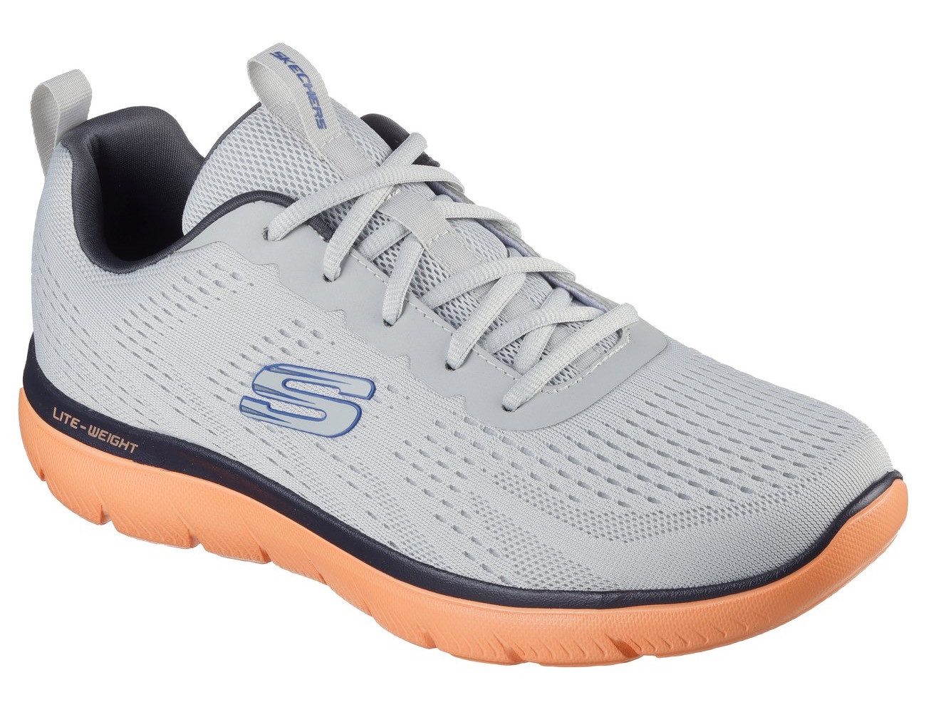 Skechers SUMMITS-TORRE Sneaker, Freizeitschuh, Trainingsschuh, Schnürschuh (grau)